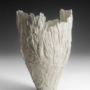 Porcelain, high fired.
13 X 13 X 20cm