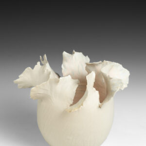 Wheel thrown and altered - stoneware
17 X 16.5 X 14cm