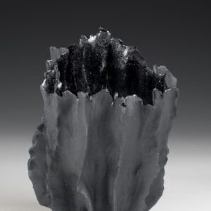 Wheel thrown and altered - dark chocolate clay with sea glass
16.5 X 14 X 18cm