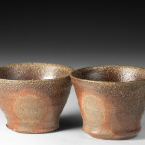 Pair Of Cups
Stoneware, Downfired in an Anagama firing at Middle Pocket Pottery (100 hrs)
9 X 9 X 6cm     $95 pr