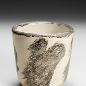 Icelandic landscape
Smooth white stoneware green teacup with black brush Icelandic motif
7.5 X 7.5 X 7.5cm     $50